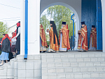 Епископ Россошанский и Острогожский Дионисий совершил Литургию в храме святых апостолов Петра и Павла с. Репьевка