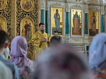 Правящий Архиерей совершил Божественную литургию в Свято-Ильинском кафедральном соборе города Россоши