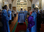 В праздник Благовещения Пресвятой Богородицы епископ Россошанский и Острогожский Дионисий совершил Божественную литургию в храме Вознесения Господня города Калач