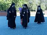 Преосвященнейший епископ Дионисий совершил Божественную литургию в Белогорском мужском монастыре