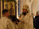 В праздник Крещения Господня Преосвященнейший Дионисий, епископ Россошанский и Острогожский, совершил Литургию в храме иконы Божией Матери «Казанская» города Павловска