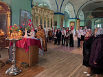 В храме святителя Афанасия Александрийского села Солдатское прошёл молебен для выпускников