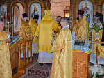 Преосвященнейший Гавриил, епископ Соликамский и Чусовской, совершил Божественную литургию в храме Покрова Пресвятой Богородицы города Павловска