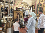 В Михайло-Архангельском храме города Острогожска и на сельских приходах встретили икону Божией Матери «Оршанская»