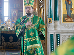 В праздник Входа Господня в Иерусалим епископ Дионисий совершил Божественную литургию в Ильинском кафедральном соборе Россоши