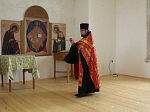 Водосвятный молебен в руинированном храме