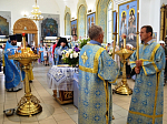 Торжественный праздник Успения Пресвятой Богородицы собрал верующих Богучара в храме