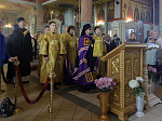 В Неделю 21-ю по Пятидесятнице епископ Дионисий возглавил воскресное богослужение в Свято-Ильинском кафедральном соборе города Россошь