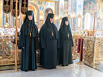 Епископ Россошанский и Острогожский Дионисий сослужил Преосвященным Архипастырям за богослужением в Благовещенском кафедральном соборе города Воронежа