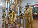 Правящий Архиерей совершил Литургию в Георгиевском храме села Терновое Острогожского района
