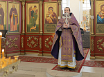 В Неделю вторую Великого поста Преосвященнейший епископ Дионисий совершил Литургию в Покровском храме с. Шапошниковка