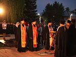 Вечером 8 мая в Остогожске прошло факельное шествие молодёжи