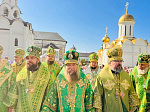 В день памяти прп. Сергия Радонежского Правящий Архиерей Россошанской епархии сослужил Предстоятелю Русской Церкви за Литургией в Троице-Сергиевой лавре