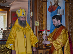 Преосвященнейший Гавриил, епископ Соликамский и Чусовской, совершил Божественную литургию в храме Покрова Пресвятой Богородицы города Павловска
