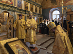 Преосвященнейший Дионисий, епископ Россошанский и Острогожский, сослужил Главе митрополии за богослужением в Успенском семинарском храме г. Воронежа.