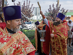 В день памяти сщмч. Евгения Попова епископ Дионисий совершил Божественную литургию в Преображенском храме села Заболотовка в месте служения святого