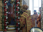 Глава Россошанской епархии совершил Божественную литургию в храме святого мученика Иоанна Воина города Богучар