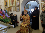 Глава Россошанской епархии совершил Божественную литургию в храме сщмч. Петра, митрополита Крутицкого, на малой родине святого