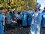 Правящий Архиерей возглавил престольные торжества храма Покрова Пресвятой Богородицы города Павловска