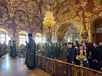 Епископ Россошанский и Острогожский Дионисий принял участие в соборном архиерейском служении Божественной литургии в Сергиевском трапезном храме Троице Сергиевой Лавры