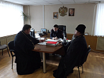 Священнослужители встретились с начальником ОВД