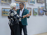 Епископ Дионисий принял участие в открытии выставки картин «Покров Пречистой над землей Воронежской» в Молодежном центре г. Россошь