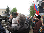 В день 76-летия Победы благочинный участие в торжественном митинге и возложении венков к мемориалу погибшим воинам