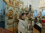 В Неделю по Рождестве Христовом Правящий Архиерей совершил Божественную литургию в храме иконы Божией Матери «Казанская» пгт. Каменка