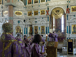 В праздник сорока Севастийских мучеников епископ Дионисий совершил Литургию в Свято-Ильинском кафедральном соборе г. Россоши