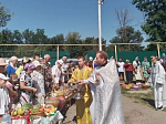 Праздник Преображения Господня молитвенно отметили в храме святого мученика Иоанна Воина города Богучар