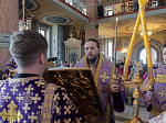В Неделю Торжества Православия Преосвященнейший епископ Дионисий совершил Литургию в Ильинском кафедральном соборе