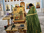 Святыня из Троице-Сергиевой лавры: в Успенский храм города Калач доставлена икона блаженной Ксении Петербургской