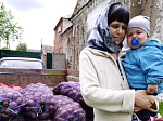 Районное потребительское общество передало несколько тонн овощей Петропавловскому храму