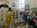 Епископ Россошанский и Острогожский Дионисий возглавил воскресное богослужение в Спасском Костомаровском женском монастыре