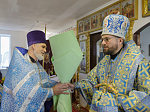Правящий Архиерей совершил Божественную литургию в храме в честь иконы Божией Матери «Спорительница хлебов» села Галиевка Богучарского района