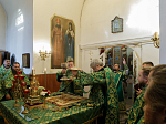 Преосвященнейший Дионисий, епископ Россошанский и Острогожский, возглавил торжества в честь 150-летия храма-колокольни Александра Невского города Россошь