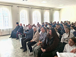 В Острогожском филиале кадетского корпуса почтили память героя: в мероприятии участвовал руководитель епархиального отдела по взаимодействию с казачеством