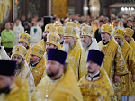 Епископ Россошанский и Острогожский Дионисий с сонмом архиереев Московского Патриархата сослужил Святейшему Патриарху Московскому и всея Руси Кириллу