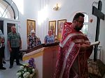 В селе Данцевка отметили день отдания Пасхи и престольный праздник