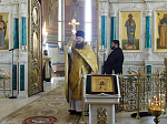 В Неделю 21-ю по Пятидесятнице епископ Дионисий возглавил воскресное богослужение в Свято-Ильинском кафедральном соборе города Россошь