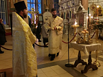 В Ильинском кафедральном соборе совершили праздничное богослужение в канун праздника Обрезания Господня и дня памяти Василия Великого
