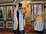 Накануне праздника Преображения Господня в храме иконы Божией Матери «Казанская» города Павловска совершено всенощное бдение