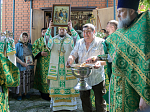 В праздник Святой Троицы Правящий Архиерей совершил Литургию в Свято-Троицком храме г. Россоши