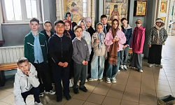 Ученики МКОУ СОШ № 3 посетили Свято-Ильинский кафедральный собор города Россошь