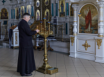 В понедельник 1-й седмицы Великого поста Глава Россошанской епархии молился за богослужением в Свято-Ильинском кафедральном соборе г. Россоши