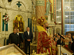 В праздник Светлого Христова Воскресения глава Россошанской епархии возглавил торжественное богослужение в Свято-Ильинском кафедральном соборе г. Россоши