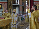 В день памяти Всех святых, в земле Российской просиявших, епископ Дионисий совершил Литургию в Ильинском кафедральном соборе города Россошь