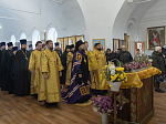 Епископ Дионисий совершил Божественную литургию в Никольском храме с. Урыв – Покровка Острогожского благочиния