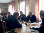 На приходе храма св. мч. Иоанна Воина города Богучар состоялось собрание благочиния