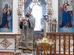 В среду 3-й седмицы Великого поста епископ Дионисий совершил Литургию Преждеосвященных Даров в храме иконы Божией Матери «Казанская» с. Новотолучеево